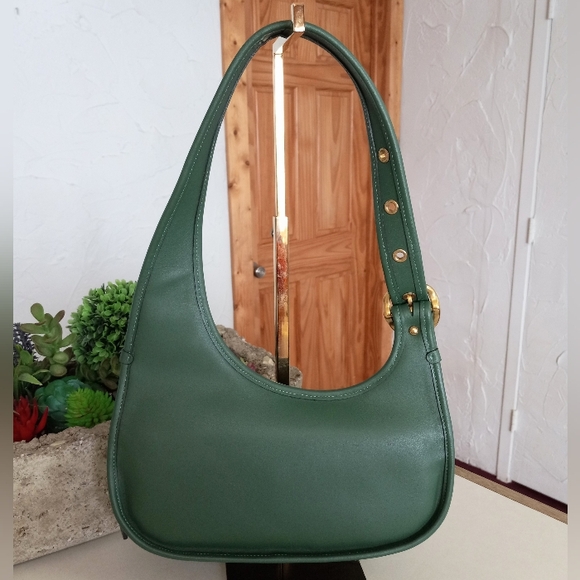 Coach Cashin Carry Crescent, Limited Re-Edition 1973, Hunter Green - Picture 8 of 15